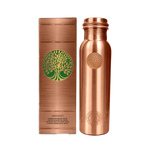 AMAS ORGANICS | 100% PUUR KOPEREN WATERFLES CHAKRA | PREMIUM QUALITY | HANDGEMAAKT EN UNIEK | 950 ML | 350 G afbeelding 1