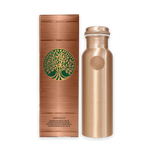 PUUR KOPEREN WATERFLES PLAIN | PREMIUM QUALITY | HANDGEMAAKT EN UNIEK afbeelding 1