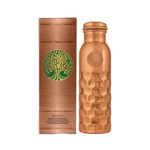 100% PUUR KOPEREN WATERFLES DIAMONDS | PREMIUM QUALITY | HANDGEMAAKT EN UNIEK | 950 ML | 350 G afbeelding 1