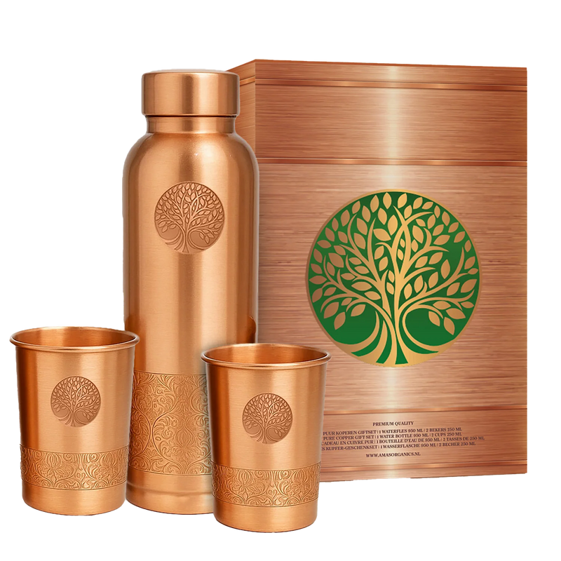 Koperen cadeausets