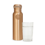 PUUR KOPEREN WATERFLES PLAIN | PREMIUM QUALITY | HANDGEMAAKT EN UNIEK afbeelding 4