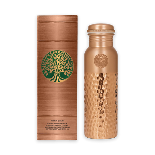 Hammered koperen fles